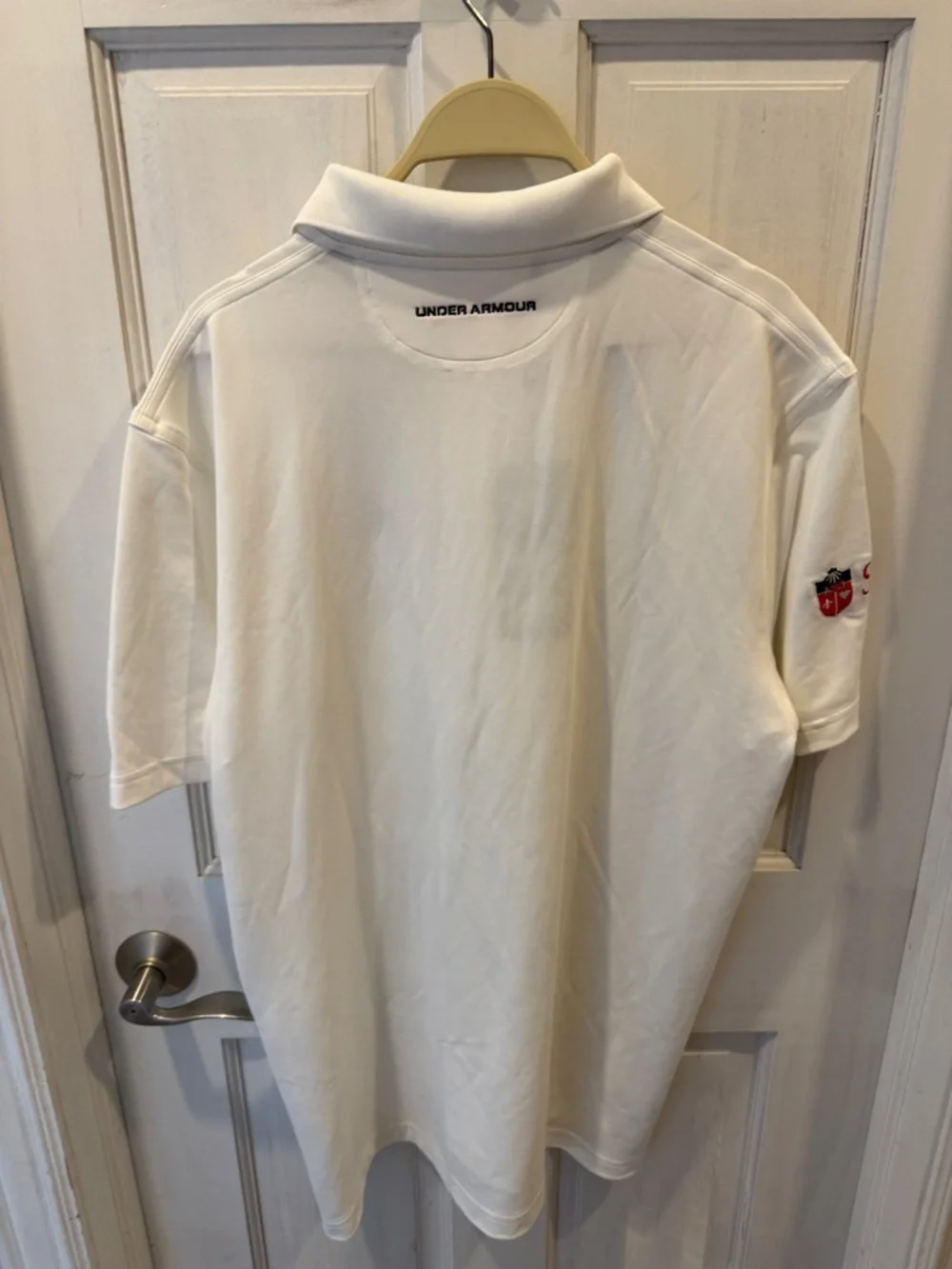 Under Armour Men’s L St. John’s University White Dri-Fit Polo NWT
